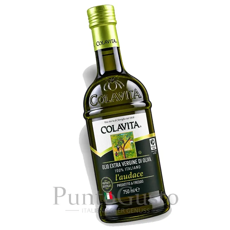 L’Audace Olio Extra Vergine 100% Italiano – Colavita 750 ml L’Audace Colavita Olivenöl Extra Vergine 100% Italiano 750 ml