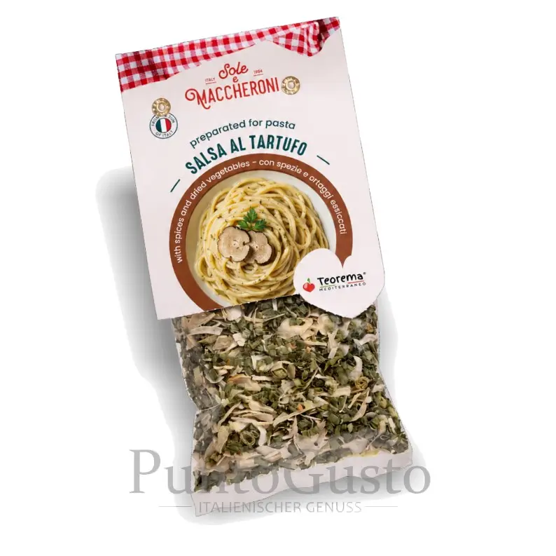 Salsa al Tartufo Teorema Mediterraneo 50 g Salsa al Tartufo Teorema Trüffel Pastamischung 50 g