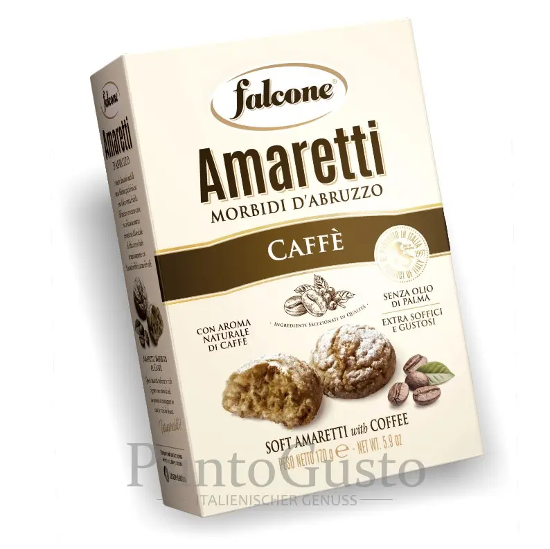 Amaretti morbidi D´Abruzzo al Caffe - FalconeCaffe-Falcone Amaretti morbidi D´Abruzzo al Caffe - Falcone 170g
