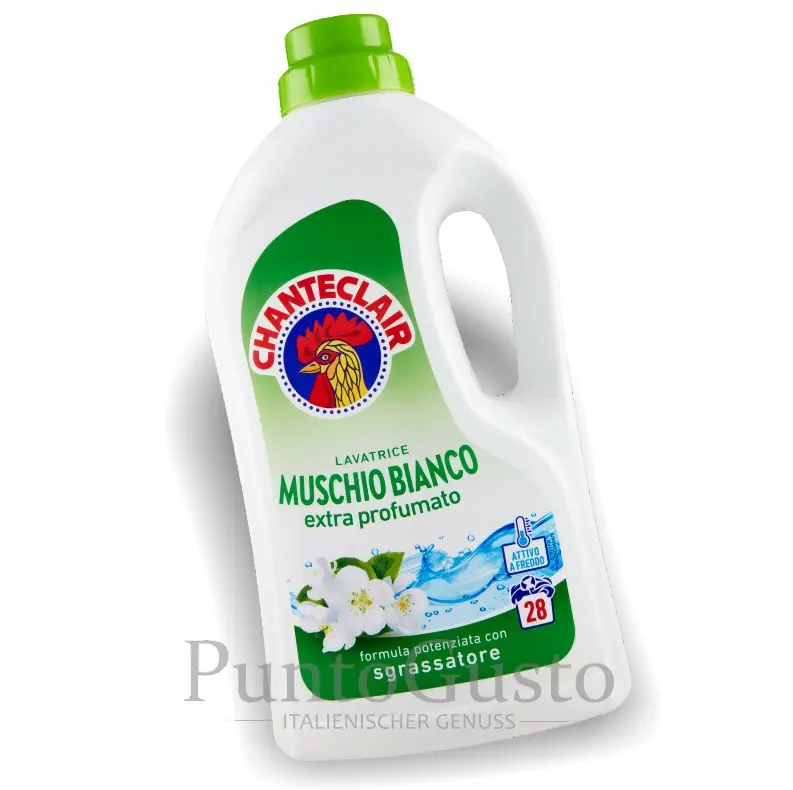 Chanteclair Detersivo per Lavatrice Muschio Bianco Flüssigwaschmittel 1,26 l Chanteclair Detersivo per Lavatrice Muschio Bianco Flüssigwaschmittel 1,26 l