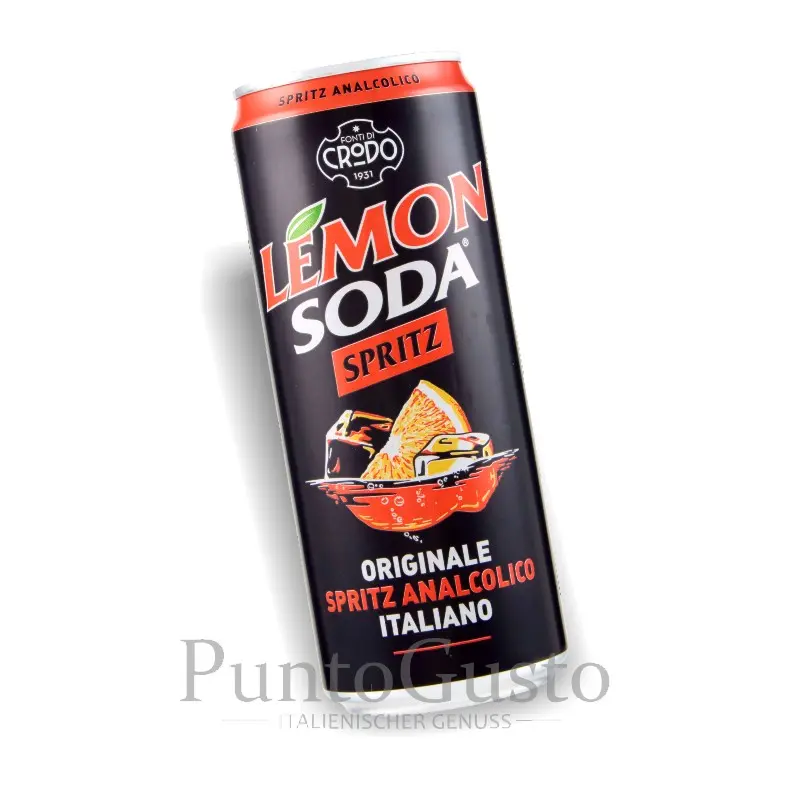 LemonSoda Spritz 0,33 l – alkoholfreier Aperitivo LemonSoda Spritz 0,33 l Dose – alkoholfreier italienischer Aperitivo